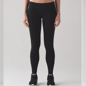 Low rise black leggings from Lululemon